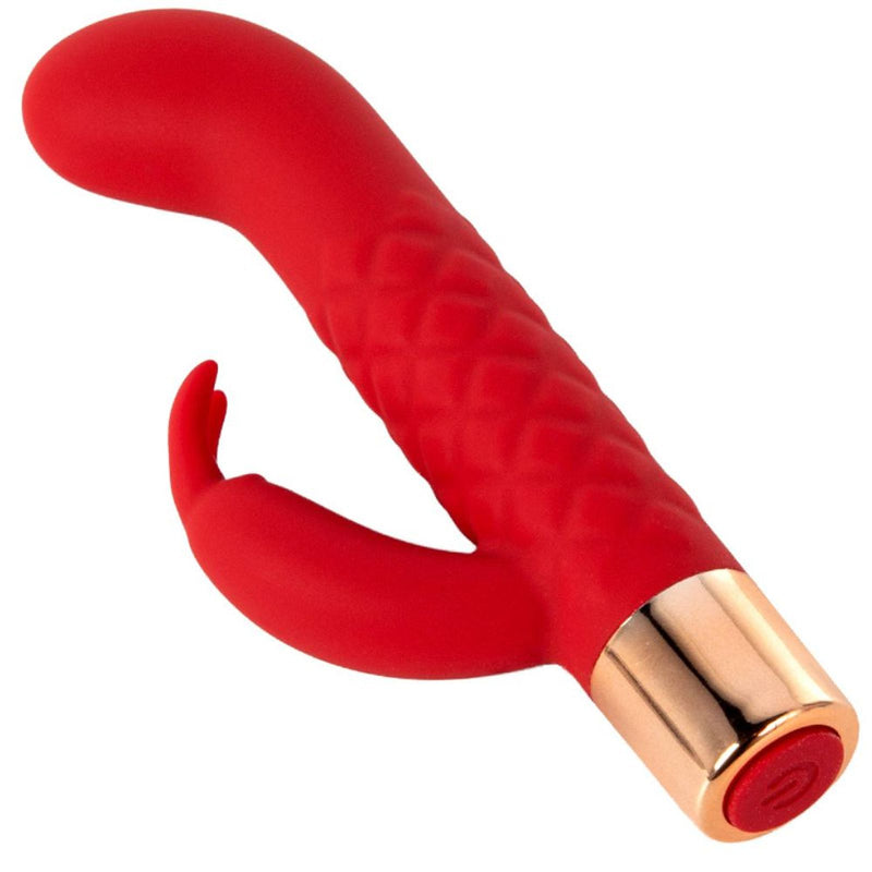 Mini Vibrador Com Estimulador De Clitóris E 7 Vibrações