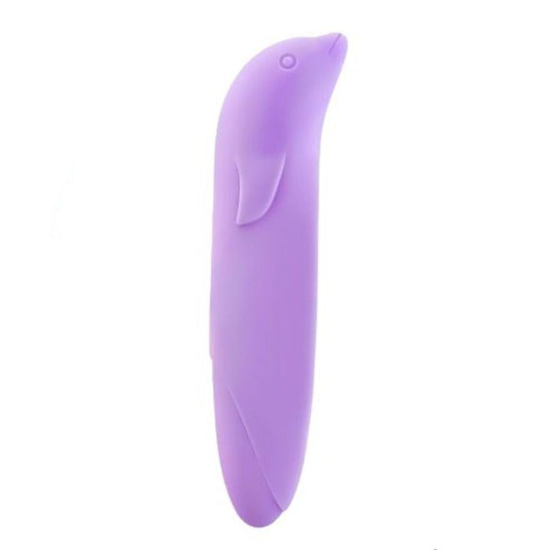 Vibrador Aveludado Golfinho Estimulador De Ponto G